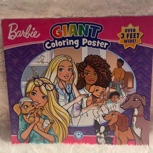 Barbie | Toys | Barbie Giant Coloring Poster | Poshmark
